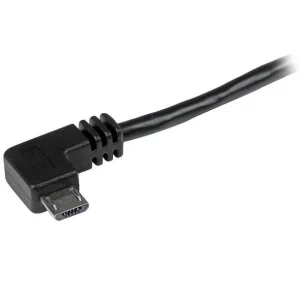 boutique en ligne Coupon ⌛ StarTech.com Câble USB A Vers Micro B De 2 M Avec Connecteurs Coudés à Angle Droit – M/M – Noir 🌟 8